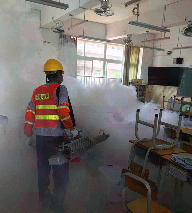 关注中考(12)三角镇对中考考点环境进行统一灭