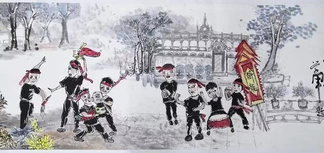 《醉龙之美》作品局部