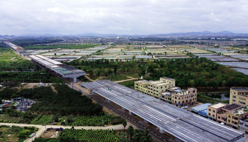 中山西环高速公路横栏段主线工程量已完成70%