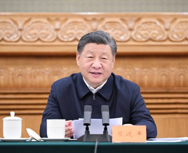 12月2日，中共中央总书记、国家主席、中央军委主席习近平在北京出席第四次“一带一路”建设工作座谈会并发表重要讲话。新华社记者 谢环驰 摄