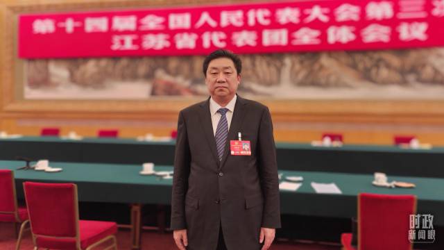 △赵建军代表。（总台央广记者刘会民拍摄）