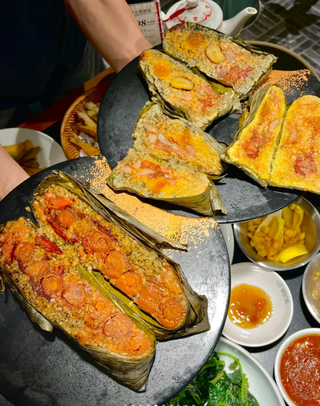 △蛤蒌粽。图片来源：网友@肉肉饱了吗