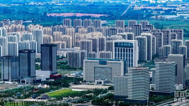 △位于青岛的上合示范区。（视觉中国）