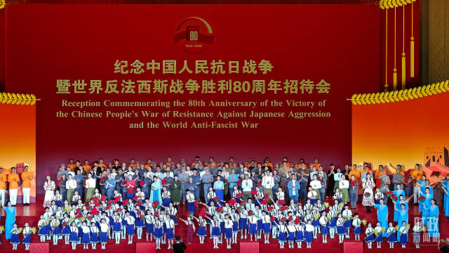 △招待会现场。（总台央视记者韩锐拍摄）