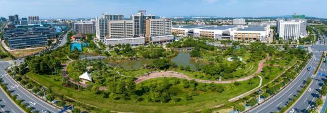 廣清產(chǎn)業(yè)園鳥瞰圖。（受訪者供圖）