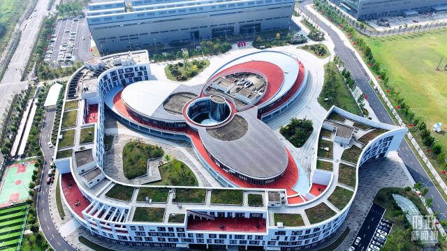位于合肥未来大科学城的聚变堆主机关键系统综合研究设施园区。（总台记者陈志猛拍摄）