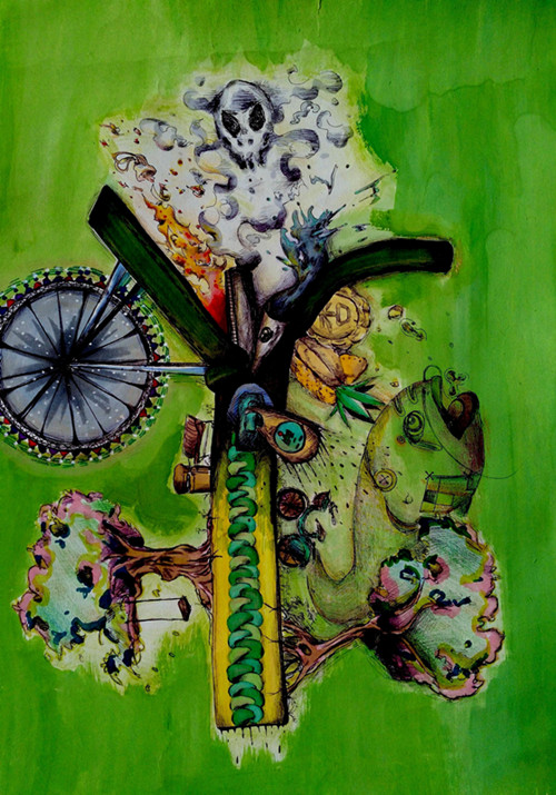 四地联办环保创意手绘大赛,中山8件作品获奖!