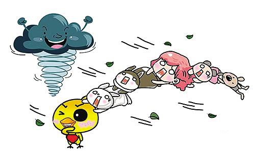 北部湾低气压将加强为台风我市今明有大到暴雨