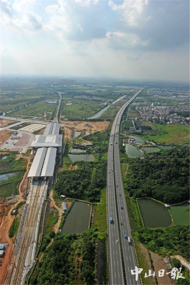 广澳高速中山出入口图片