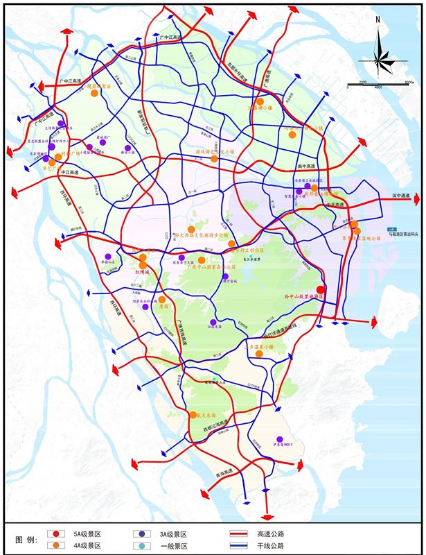 新建5条区域绿道,7个旅居营地!中山首个全域旅游交通规划公布