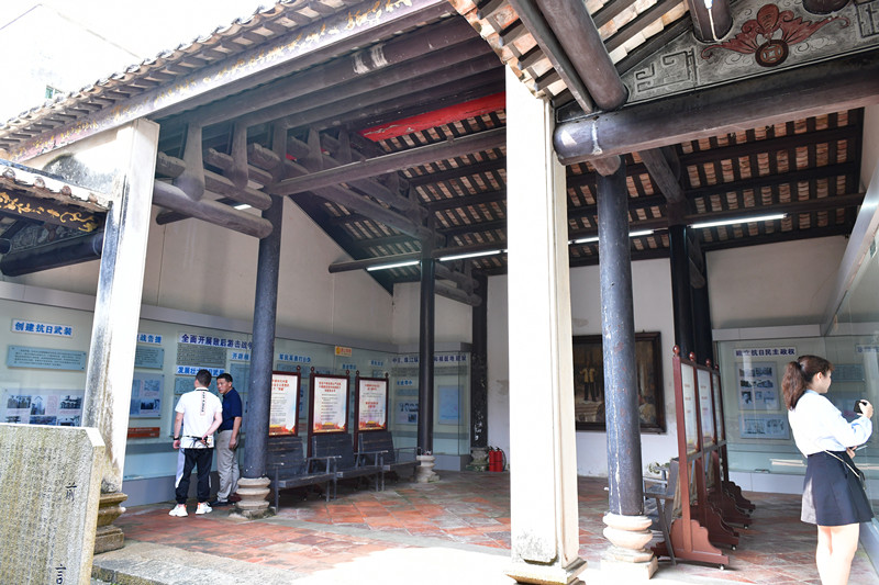 中山市五桂山古氏宗祠传承珠纵精神打造红色阵地