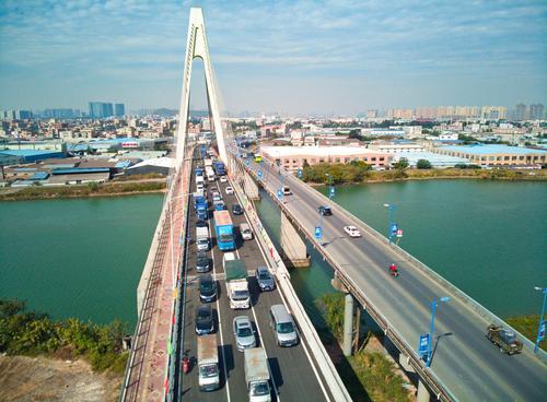 黃圃快線再通一段!桂洲水道大橋正式通車