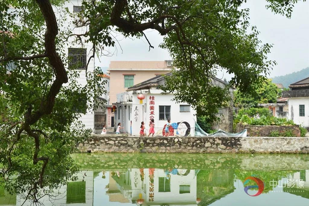 2015年9月12日摄于五桂山桂南村内,生态和谐的宜居村庄景观.