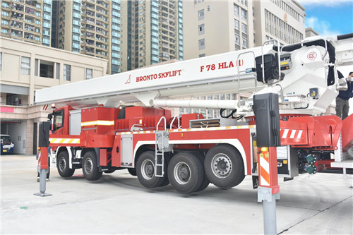 全市第一高!中山78米登高平台消防车投入使用
